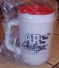 USA MADE NEW Vtg AP Challenge Premium Muffler Line Coffee Mug  INSULATED CUP NOS picture
