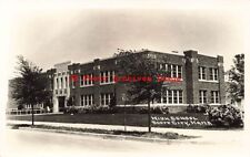 KS, Scott City, Kansas, RPPC, High School Building, Exterior View, Photo picture