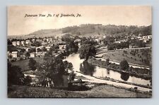 Postcard PA Brookville Pennsylvania Panorama View of Town c1910s S25 picture
