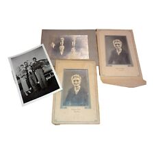 Lot Of 4 Antique Family Older Lady Baby Photos Photographs picture