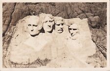 1947 RPPC Mt. Rushmore Memorial Vintage Postcard, Iconic American Landmark picture