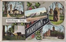 Morristown, NJ: 1909 Greetings From Morris County New Jersey multi-view Postcard picture