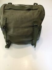 US Army Field Pack Canvas M-1961 Butt Pack Vietnam Era, 1960s picture