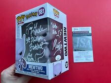 Jay Goede Philip Bartlett Signed Sketched Mewtwo Funko Pop 581 Pokemon w/Quote picture