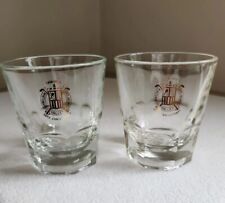 Vintage 1958 Tall Shot Glasses 50th Anniversary Whitemarsh Country Club picture