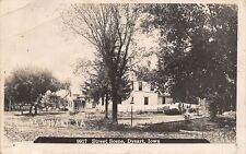 Dysart Iowa~Residential Street Scene~Nice House~Laundry Line~Dirt Road~1910 RPPC picture