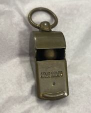 Vintage Brass Whistle Made in USA Solid Brass picture