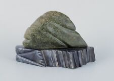 Greenlandica, soapstone sculpture on a marble base. Mid-20th C. picture