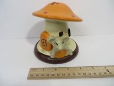 RARE Vintage Mushroom Mouse Bank Cork Plug picture