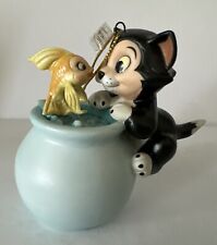 WDCC Pinocchio Figaro & Cleo Purrfect Kiss Ornament Original Box & COA 2001 picture