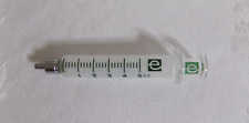 Antique vintage Eisele Interchange glass syringe plunger metal end tip 5cc picture