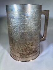 WWII Tankard Mug made of Salvaged Brass from Battle Field North African Campaign picture