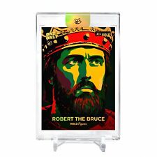 ROBERT THE BRUCE King of Scots Card 2023 GleeBeeCo #RTKS-G Encased Holo GOLD 1/1 picture