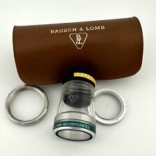 Vtg Bausch & Lomb 7x Measuring Magnifier Loupe w .001 ft & Case picture