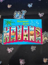 Souvenir from HAVANA, Cuba Large Letter Chrome Postcard - Curt Teich picture