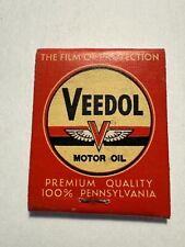VEEDOL MOTOR OIL - Sioux City, Iowa / Advertising Matchbook Unstruck / Gas & Oil picture