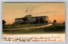 Nantasket Beach MA-Massachusetts, The Rockland House, Vintage c1907 Postcard picture