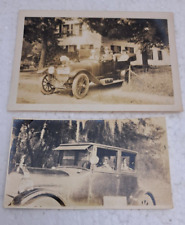 1920's Original Black & White Photos People In Antique Cars picture