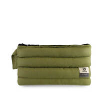 Vatra Rectangular Padded Zipper Stash Bag Case Pipe Safe Pouch GREEN HEMP  picture