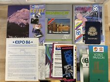 EXPO 86 Vancouver Mega Collection w/ Passport & Ticket Stub (CELEBRITY OWNED) picture