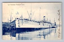 San Francisco CA-California, San Francisco Transport Dock c1907 Vintage Postcard picture