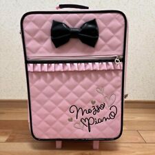 Mezzo piano carry case Suit Case Kids Black pink Ribbon Kawaii 33×43×15 picture