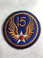 Vintage WWII 15th US Army Air Force Military 15th Patch picture