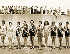 1927 Bathing Beauties, Long Beach, California #3 Old Photo 8.5