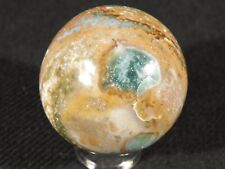 Contrasting Colors ORBICULAR Jasper Sphere From Madagascar 168gr picture