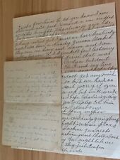 2 WWI AEF letter Co B 304 FSB, lost everything on last drive, hard fight, MG  B picture