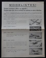 1938 Modeling Catalog ALIBERT Grenoble Reduced Model Aviation Airplane picture