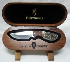 #2 BROWNING HUNTING TRADITIONS LIMITED EDITION WHITETAIL KNIFE MODEL 290 1/2000 picture