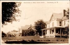 Interlaken, NY, S. Main Street Residences, Real Photo Postcard, 1910, #1317 picture