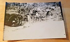 Postcard WW1 German Soldiers At Rest Quonset Steel Bomb Proofs picture