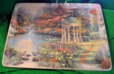 Plate  The Garden of Prayer by Thomas Kinkade Decorative Rectangle picture