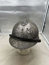 WW1 Era French / Belgium M26 Adrian Helmet With Liner And Chinstrap (V67 picture