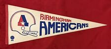 Vintage Birmingham Americans 29 Inch Pennant WFL World Football League picture