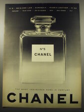 1960 Chanel No. 5 Perfume Advertisement - The most treasured name in perfume picture