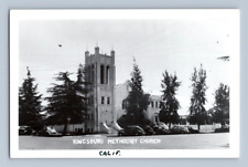 RPPC 1950's. kingsburg, ca. methodist church. POSTCARD GG19 picture