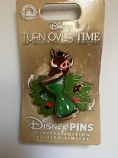 Disney Parks Limited Edition Turn Over Time Lion King Pumba Pin Brand New picture