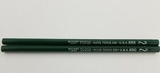 2 Vintage Unused Topic Ruwe Pencil Co. 650 #2 Thick Bonded Lead USA picture