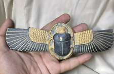 UNIQUE ANCIENT EGYPTIAN ANTIQUES Figure for Scarab Beetle Winged Pharaonic Rare picture