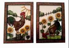 Rustic Farmhouse Metal Rooster Wall Art Fun picture
