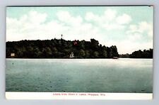 Waupaca WI-Wisconsin, Loyola Villia, Chain O' Lakes, Antique Vintage Postcard picture