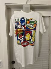 New M&Ms Shirt Large Candy Chocolate Red Green Yellow Blue Mars M and M Official picture