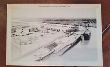 Port of Stockton Boat Train California Vintage Post Card Pacific Novelty picture