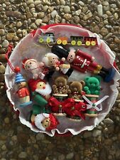 10 Vintage German Germany Steinbach Christmas Wooden Holiday Ornaments picture