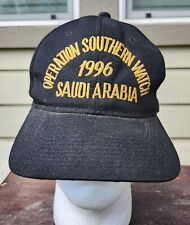 Rare 1996 Operation Southern Watch US Saudi Arabia Theater Made Baseball Cap picture