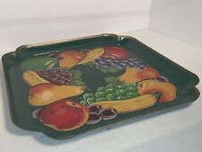 Vintage Fruit Theme Heavy Metal Display Square Tray “Centrum 1994” Made In China picture