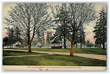 1913 Part Officers Row Parade Ground Vancouver Bks. Washington Vintage Postcard picture